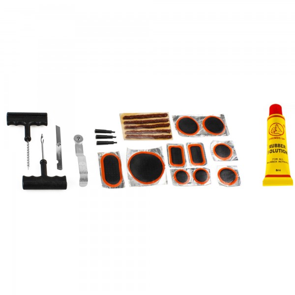 Reparador pinchazos y ruedas 23 pc.