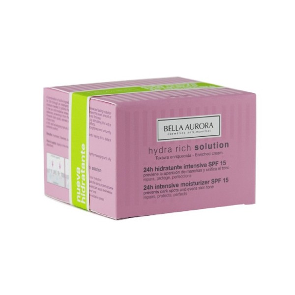 Bella aurora hydrarich crema spf15 550ml