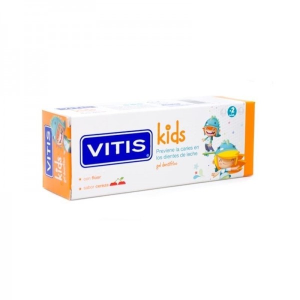 Vitis Kids Gel Dentifrico Sabor Cereza 50 ml