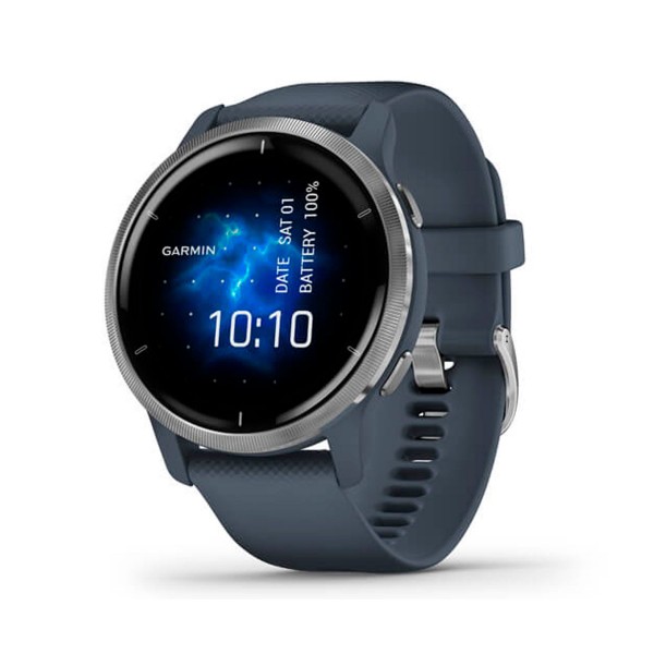 Garmin venu 2 gris niebla smartwatch multideporte wifi gps integrado frecuencia actividad sueño 45mm