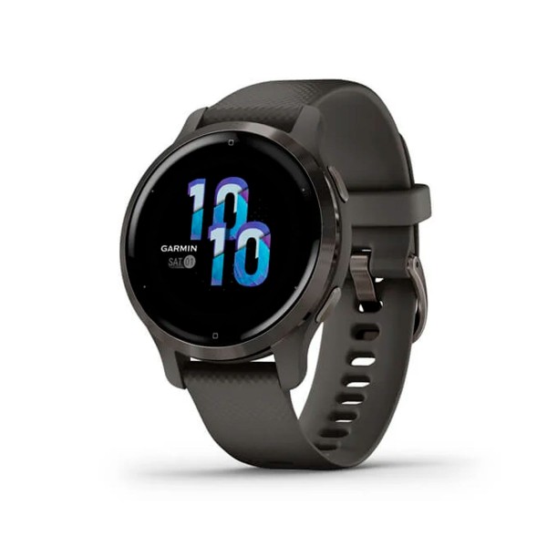 Garmin venu 2s gris pizarra smartwatch multideporte wifi gps integrado frecuencia actividad sueño 40mm