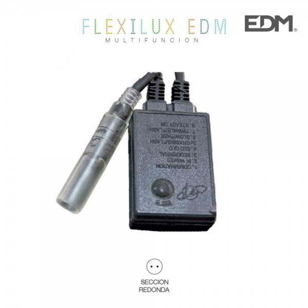 Programador tubo flexilux 2 vias ip44 máx.45 m