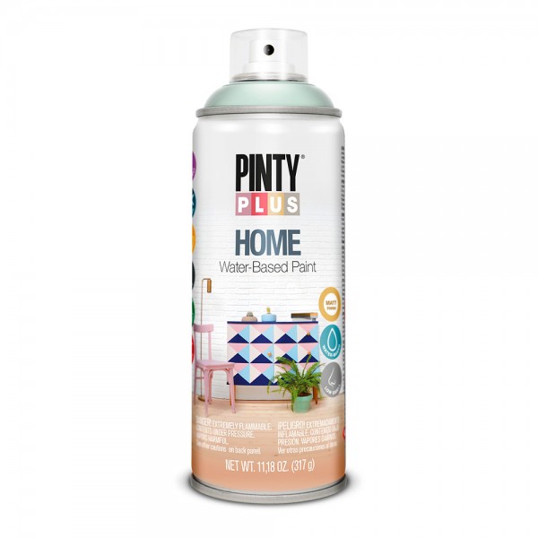 Pintura acrílica spray home water-based 520 cc vintage green hm415