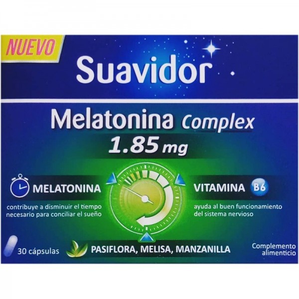 SUAVIDOR MELATONINA COMPLEX 30 CAPS