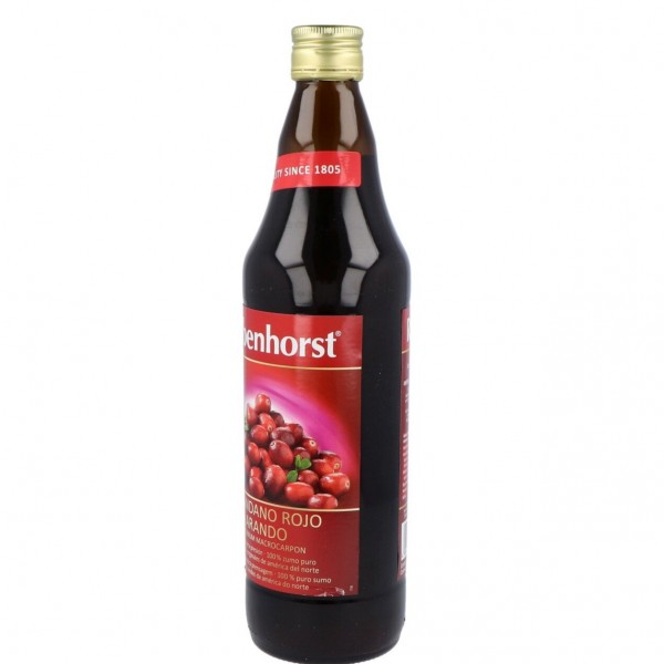RABENHORST ZUMO ARANDANO ROJO AMERICANO 750 ML