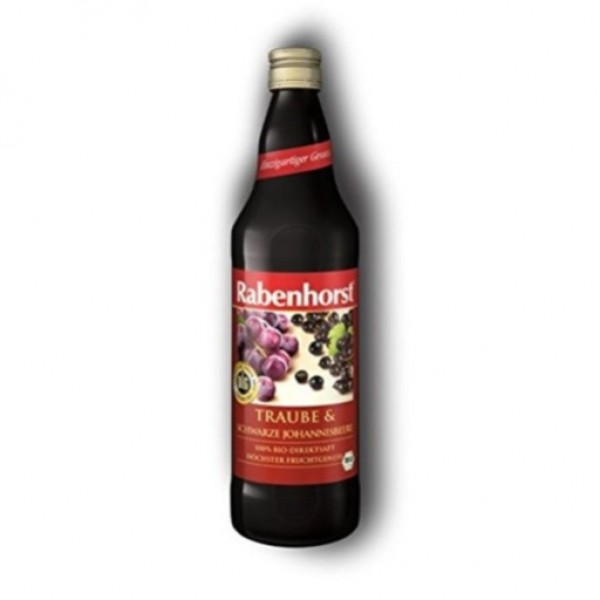 RABENHORST ZUMO ECO UVA ROJA CON HIERRO 750ML