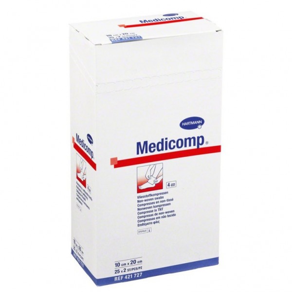 MEDICOMP COMPRESAS 7,5X7,5CM 40X 5U REF 411052