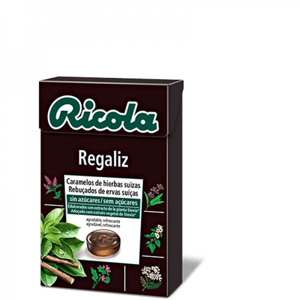 RICOLA REGALIZ CARAMELOS 50G