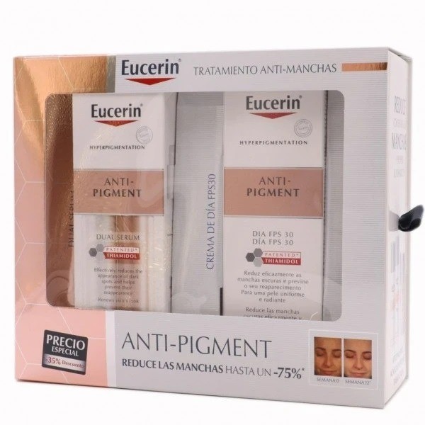 Eucerin Anti-Pigment Pack Crema Día SPF30 50ml + Dual Serum 30ml