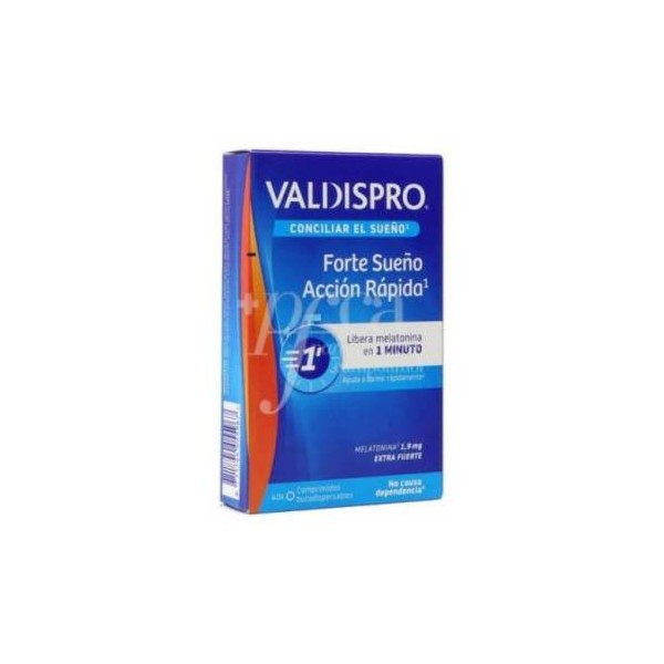 Valdispro Forte Sueño Accion Rapida 40 Comprimid