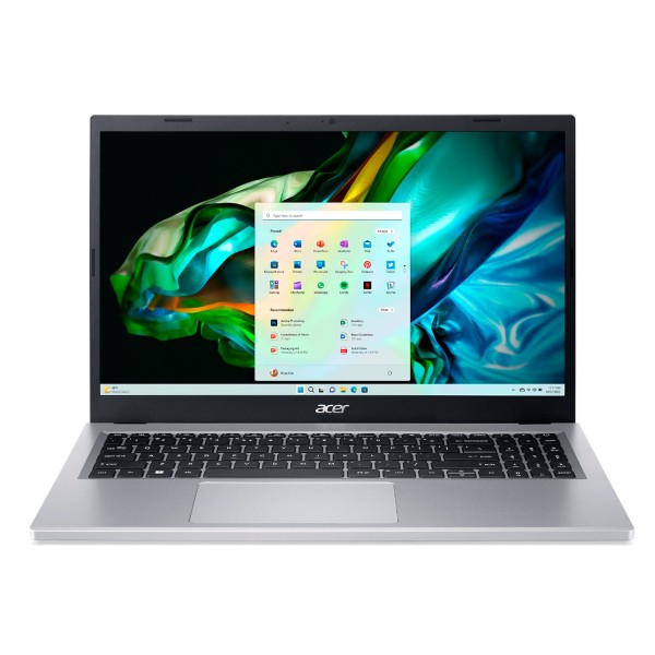 Acer aspire 3 silver / 15.6" full hd / amd ryzen 5-7520u / 16gb ddr5 / 1tb m2 nvme / windows