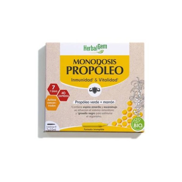 Propoleo Monodosis 7 Ampollas 10 ml