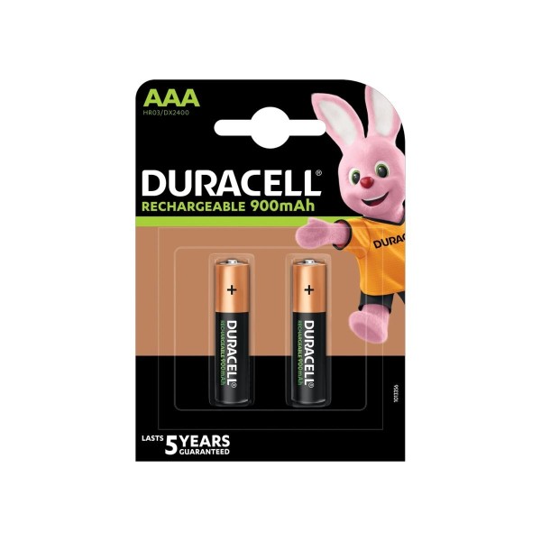 Pilas recargables duracell hr03 900 mah.