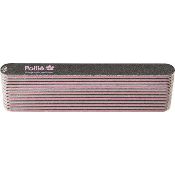 Eurostil recta negra acolchada limas 600/600 pack 1un