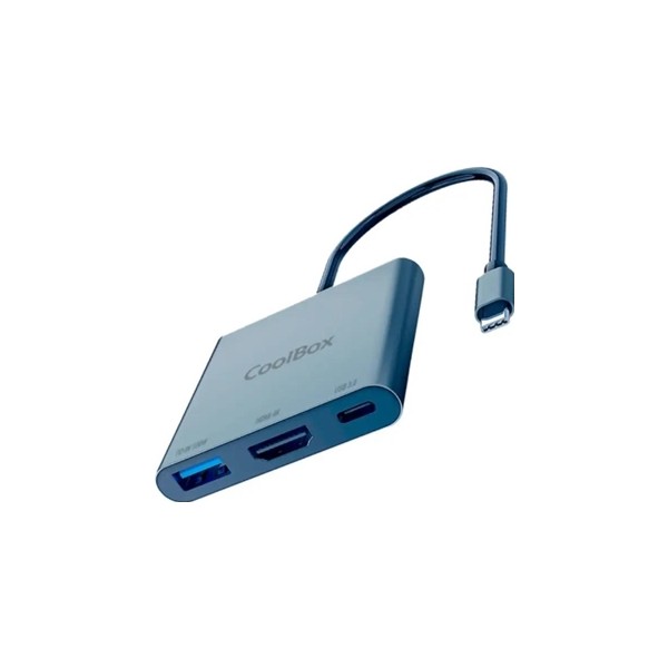 Coolbox minidock c31 usb-c 1pd100w/1usb-a/1hdmi 4k