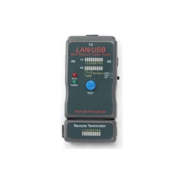 Gembird comprobador de cable rj45-rj11