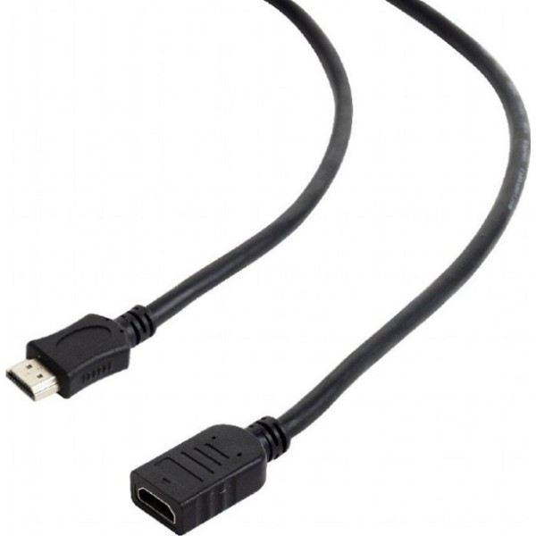 Gembird cable hdmi (m)-(h)  ethernet 1.8 mts ngr