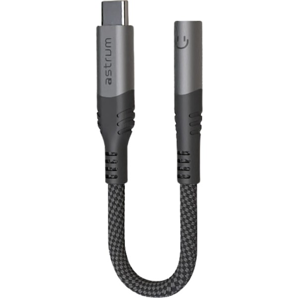 Astrum vmac50 gris / cable convertidor usb-c a aux / 10 cm