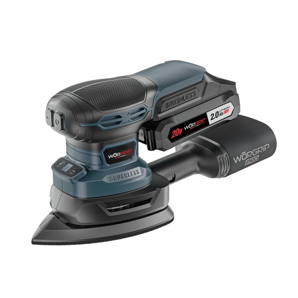 Lijadora mouse worgrip 20v 1bat2ahbrush