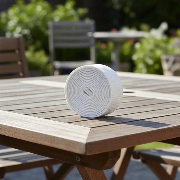Cinta persiana blanca 18mm rollo 50m